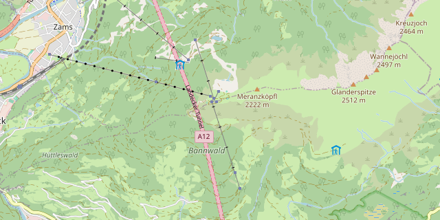Karte: Fließ, Österreich