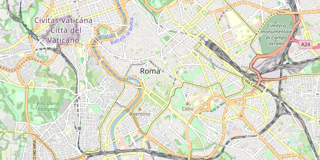 Karte: Rom, Italien