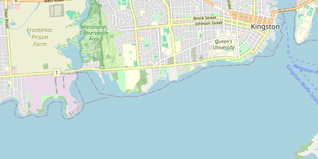 Karte: Kingston, Kanada