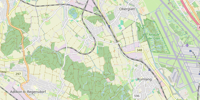 Karte: Niederhasli, Schweiz