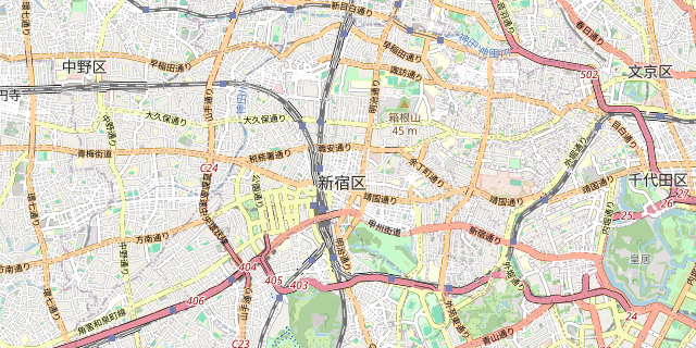 Karte: Shinjuku, Japan