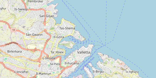 Karte: Tas-Sliema, Malta