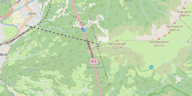 Karte: Fließ, Österreich