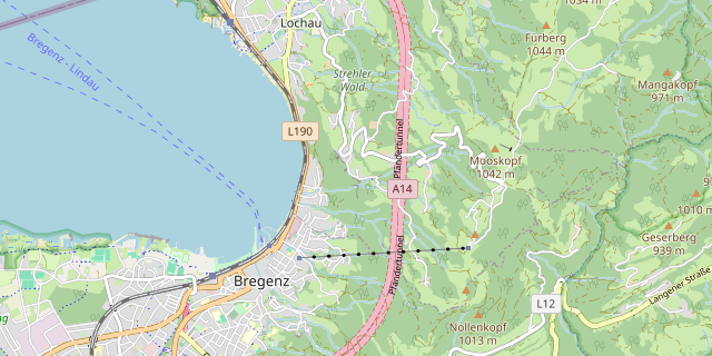 Karte: Lochau, Österreich