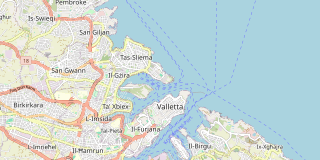 Karte: Tas-Sliema, Malta