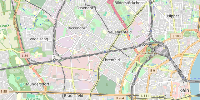 Karte: Köln, Deutschland
