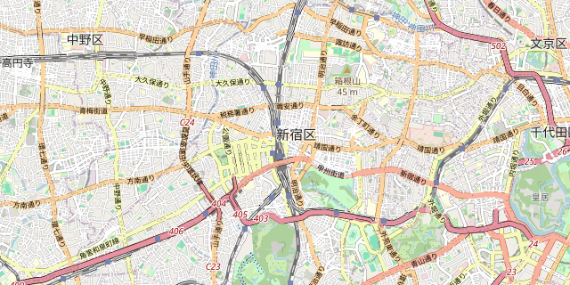 Karte: Shinjuku, Japan