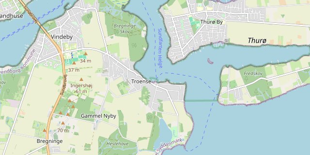 Karte: Troense, Dänemark