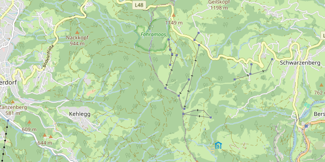 Karte: Schwarzenberg, Österreich