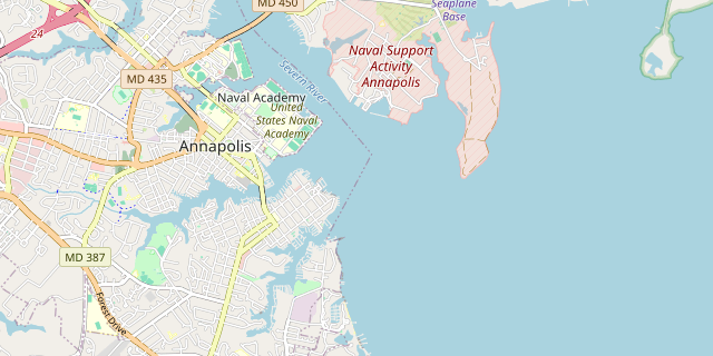 Karte: Annapolis, Vereinigte Staaten von Amerika