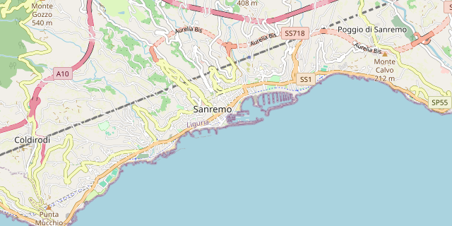 Karte: Sanremo, Italien