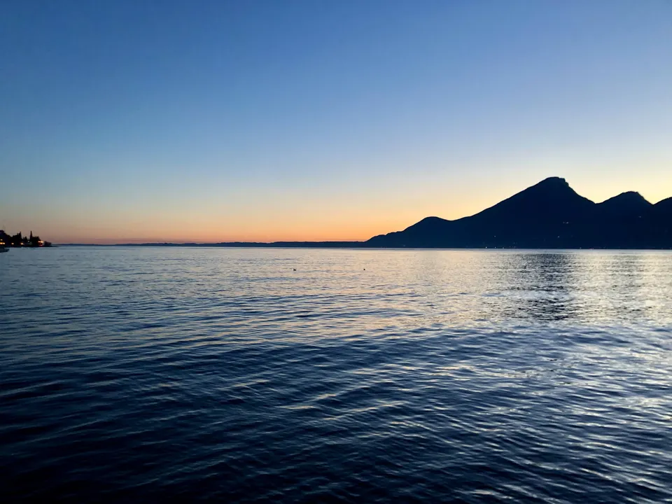 Gardasee: Castelletto, Italien, 1. April 2018