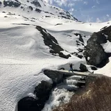 Gaschurn, Österreich, 1. Mai 2018
