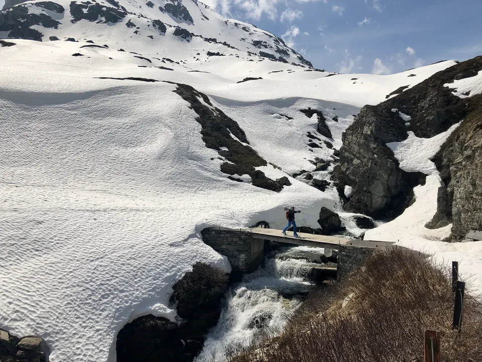 Gaschurn, Österreich, 1. Mai 2018