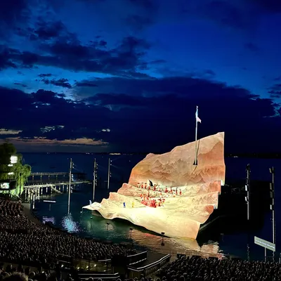Seebühne Bregenz: Fluh, Österreich, 16. August 2023