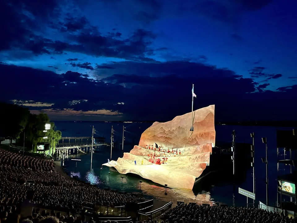 Seebühne Bregenz: Fluh, Österreich, 16. August 2023