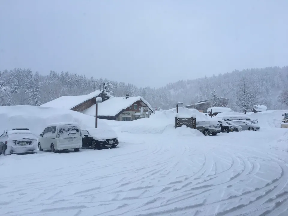 Skifahren in Hokkaidō, Japan: Higashikawa, 13. Januar 2017