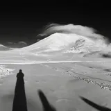 Panorama, Skifahren in Hokkaidō, Japan: Higashikawa, 13. Januar 2017