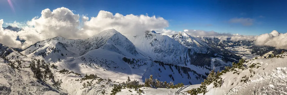 Panorama, Skitour Schattwald, Ponten: 18. Februar 2017