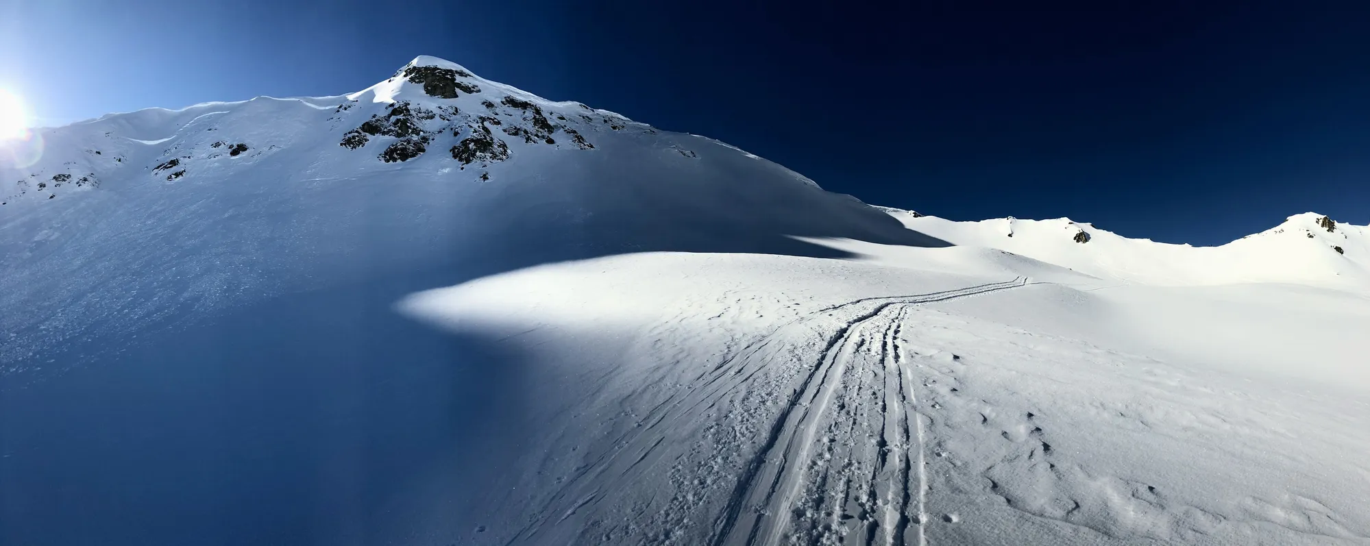 Panorama, Skitour, St. Gallenkirch: St. Gallenkirch, Österreich, 27. Januar 2018