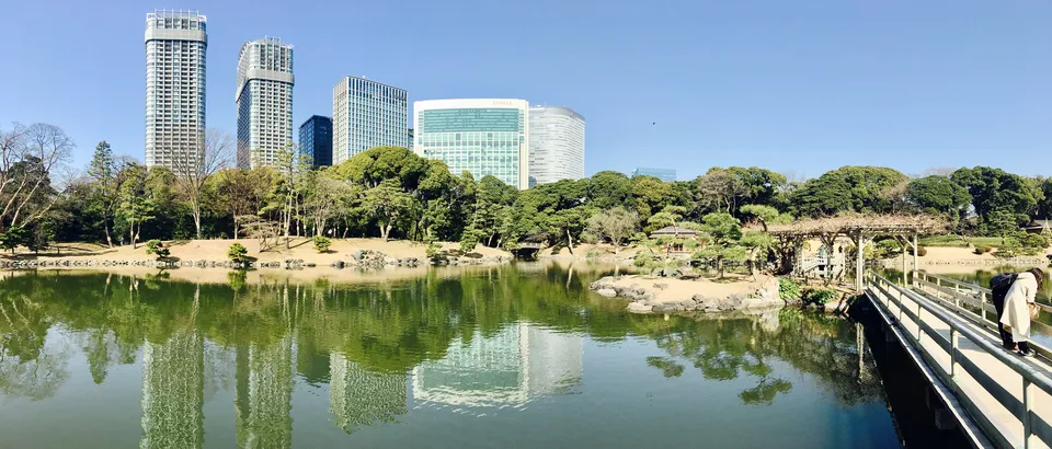 Panorama, Tokio, Japan: Chūō, 22. Januar 2017