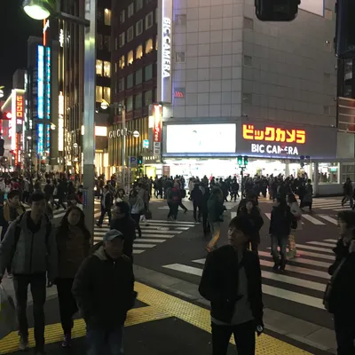 Tokio, Japan: Shinjuku, 21. Januar 2017